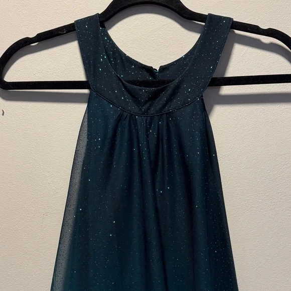 VENUS Teal Maxi Dress with Sparkle - Picture 3 of 4